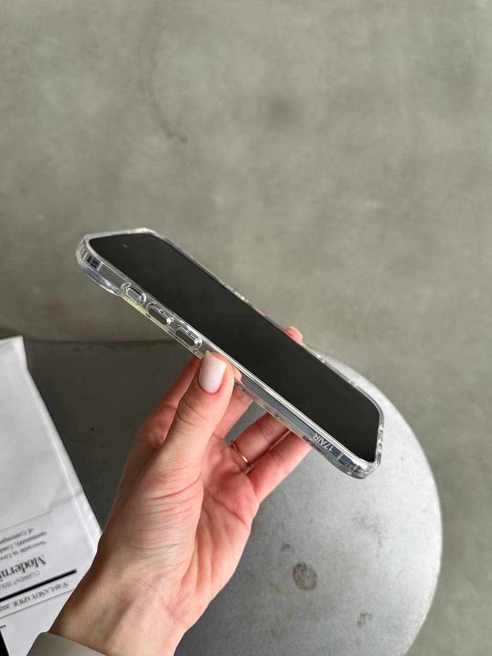 Чехол прозрачный Bow Case с бантиками на iPhone 17 Air