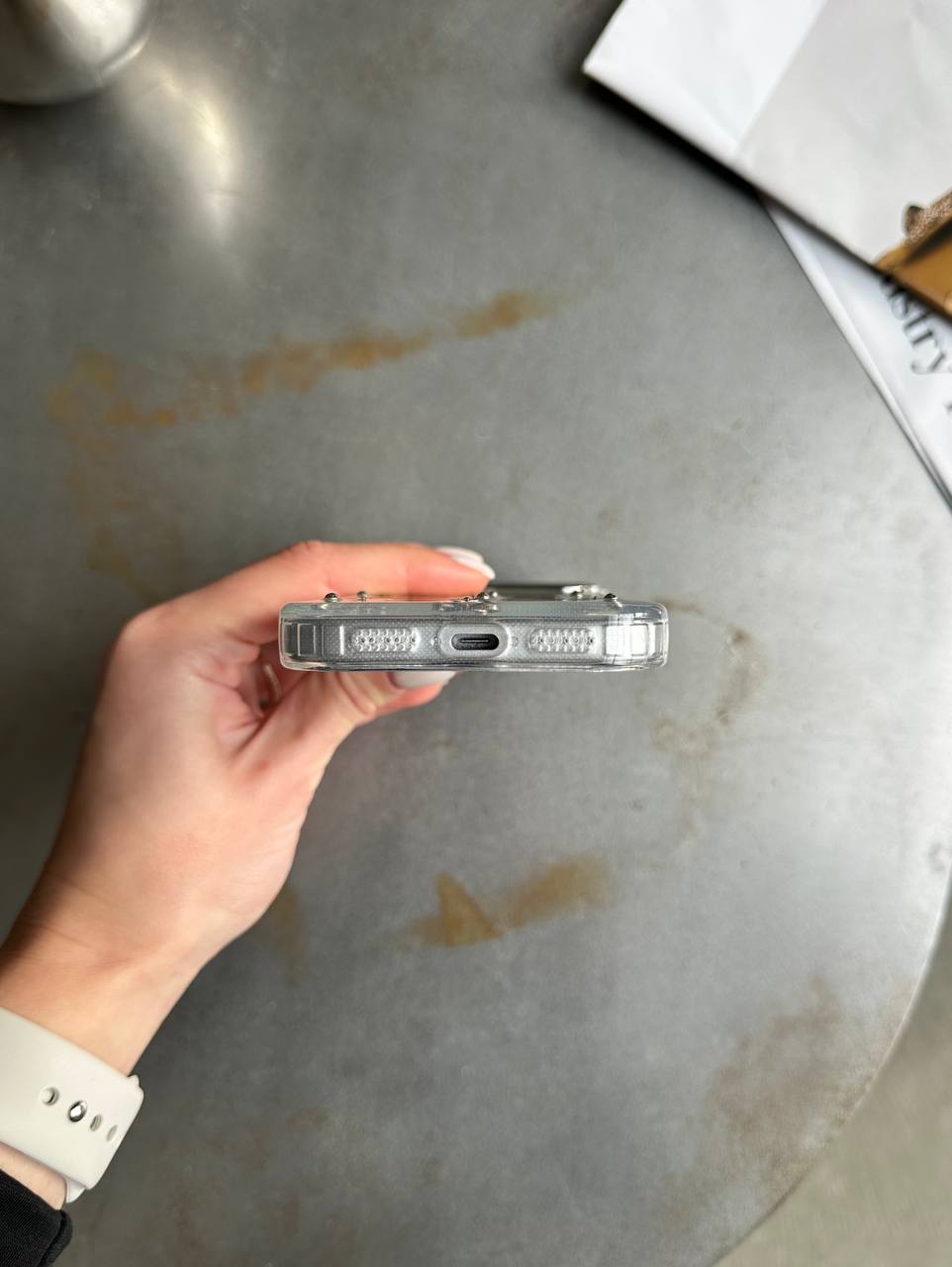 Чохол прозорий Bow Case з бантиками на iPhone 17 Pro Max