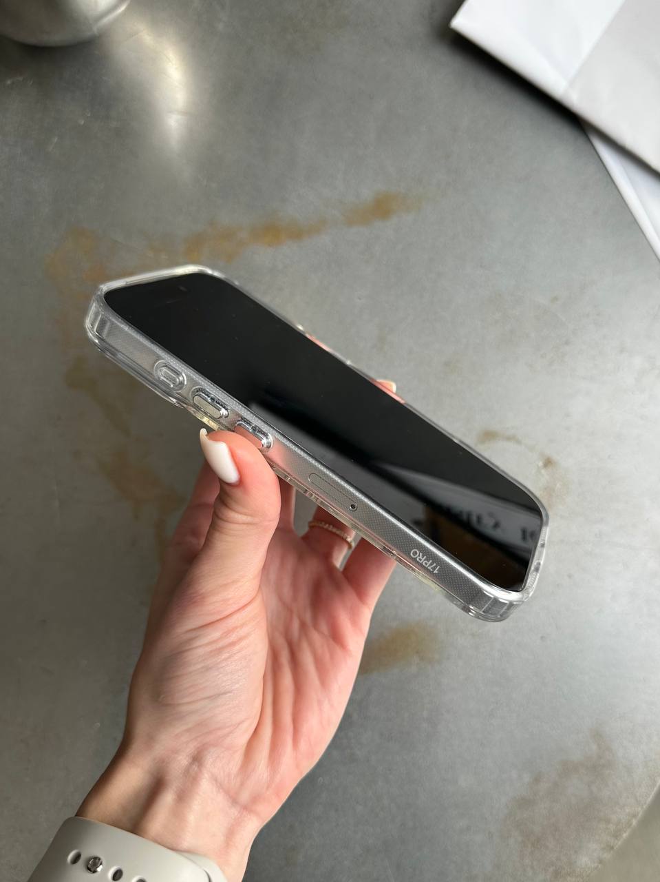 Чохол прозорий Bow Case з бантиками на iPhone 17 Pro Max