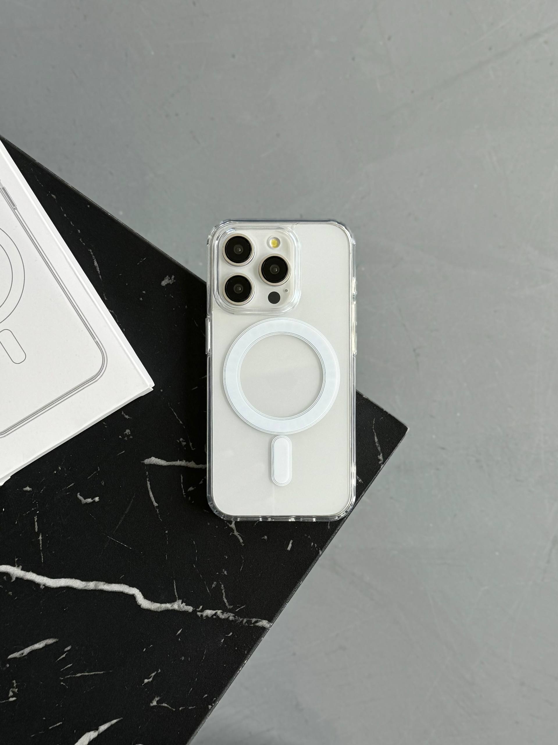 Чехол прозрачный Clear Case с Magsafe на iPhone 13 Pro Max