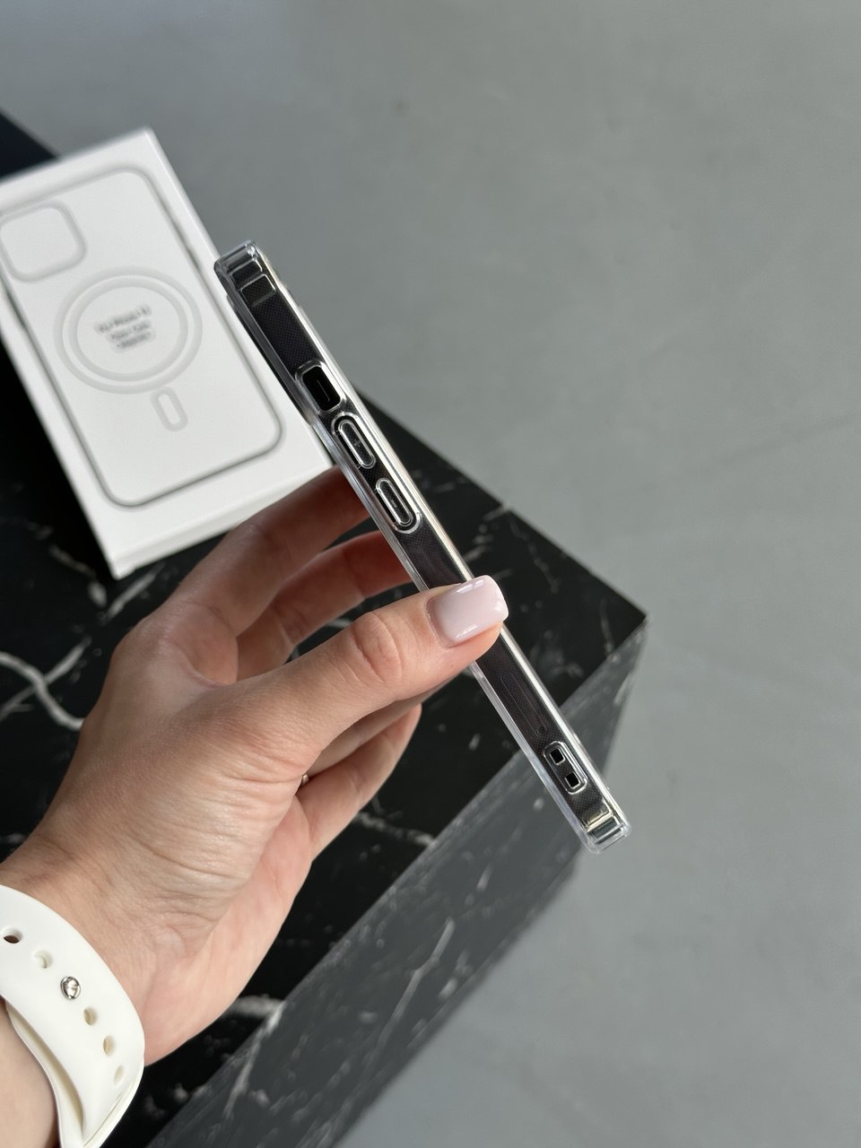 Чехол прозрачный Clear Case с Magsafe на iPhone 13 mini
