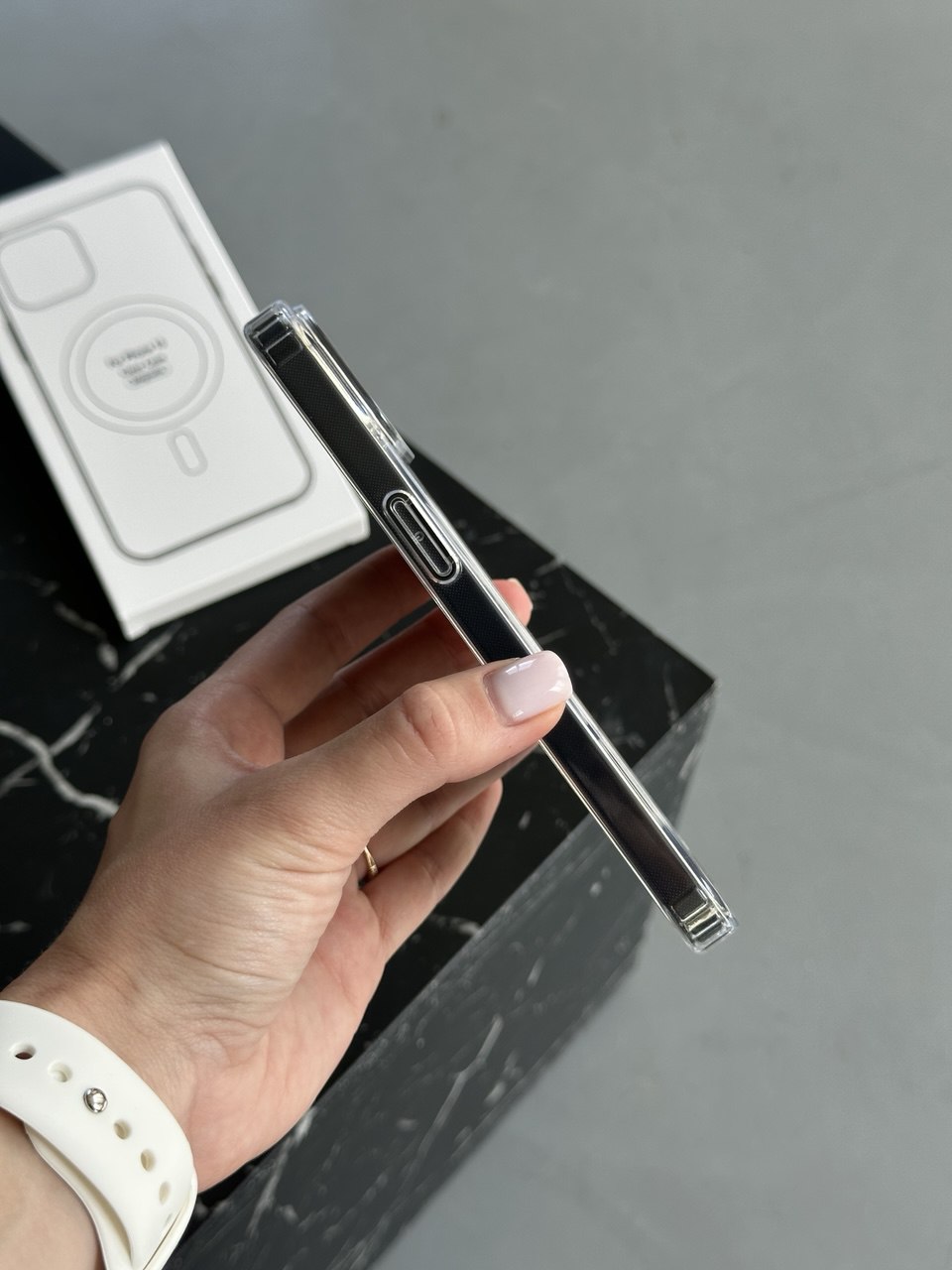 Чехол прозрачный Clear Case с Magsafe на iPhone 13 mini