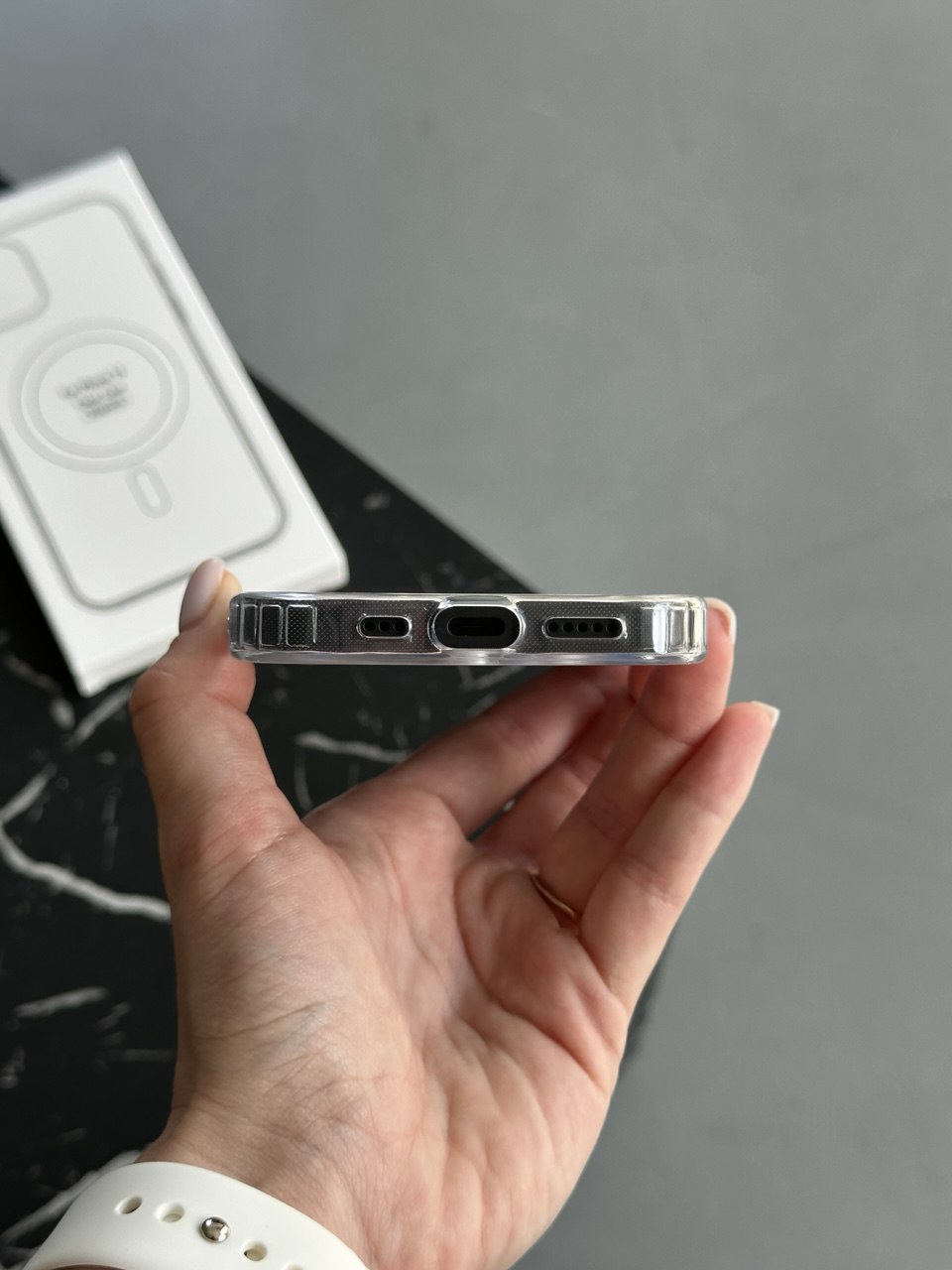 Чехол прозрачный Clear Case с Magsafe на iPhone 13 mini