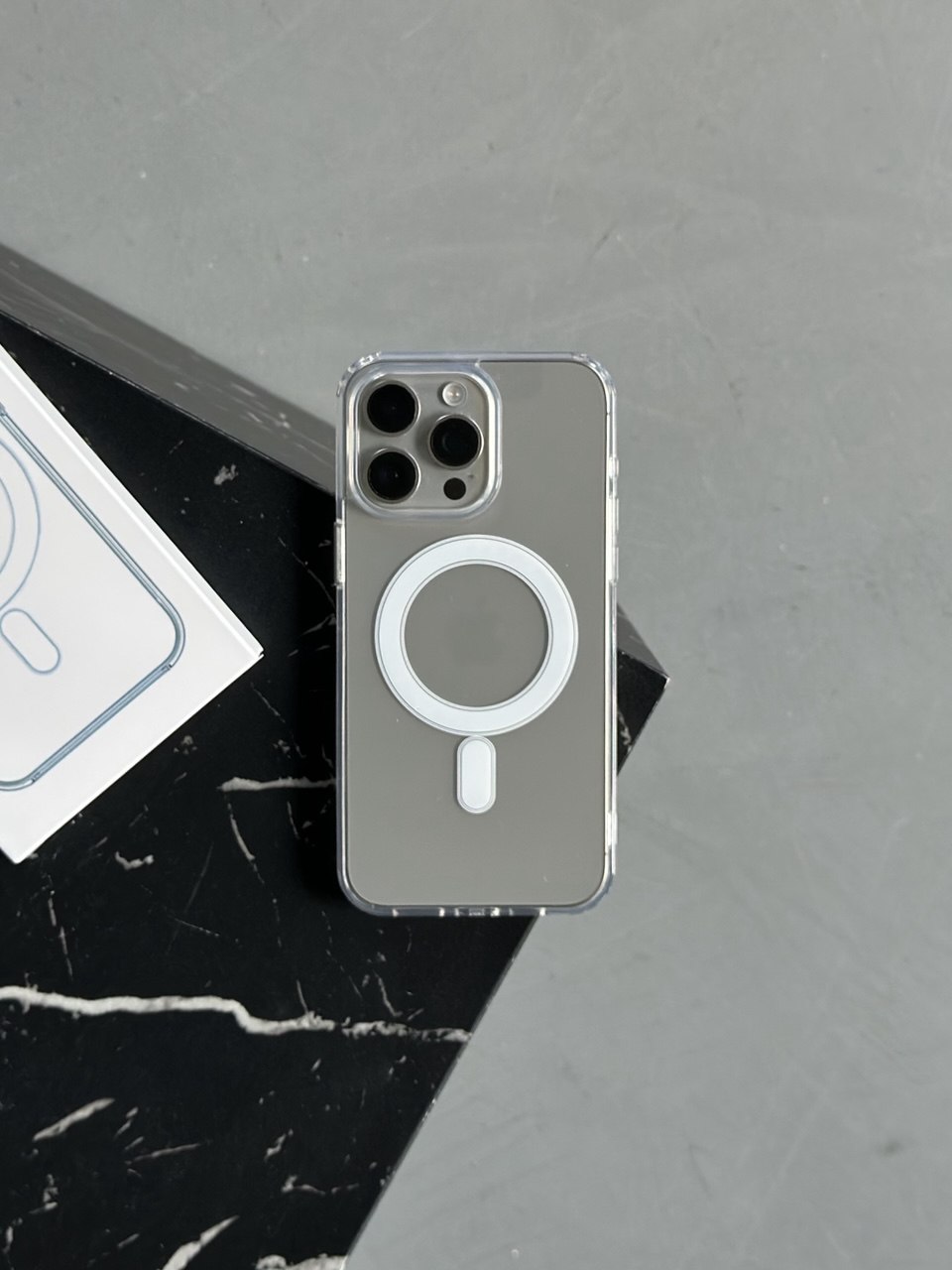 Чохол прозорий Clear Case з Magsafe на iPhone 15 Pro Max