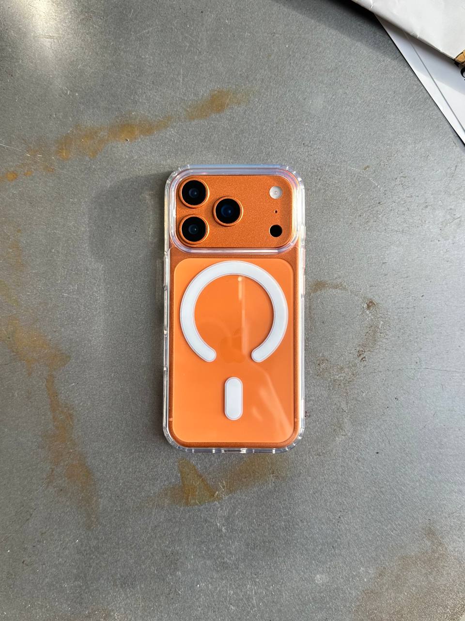 Чехол прозрачный Clear Case с Magsafe на iPhone 17 Pro Max