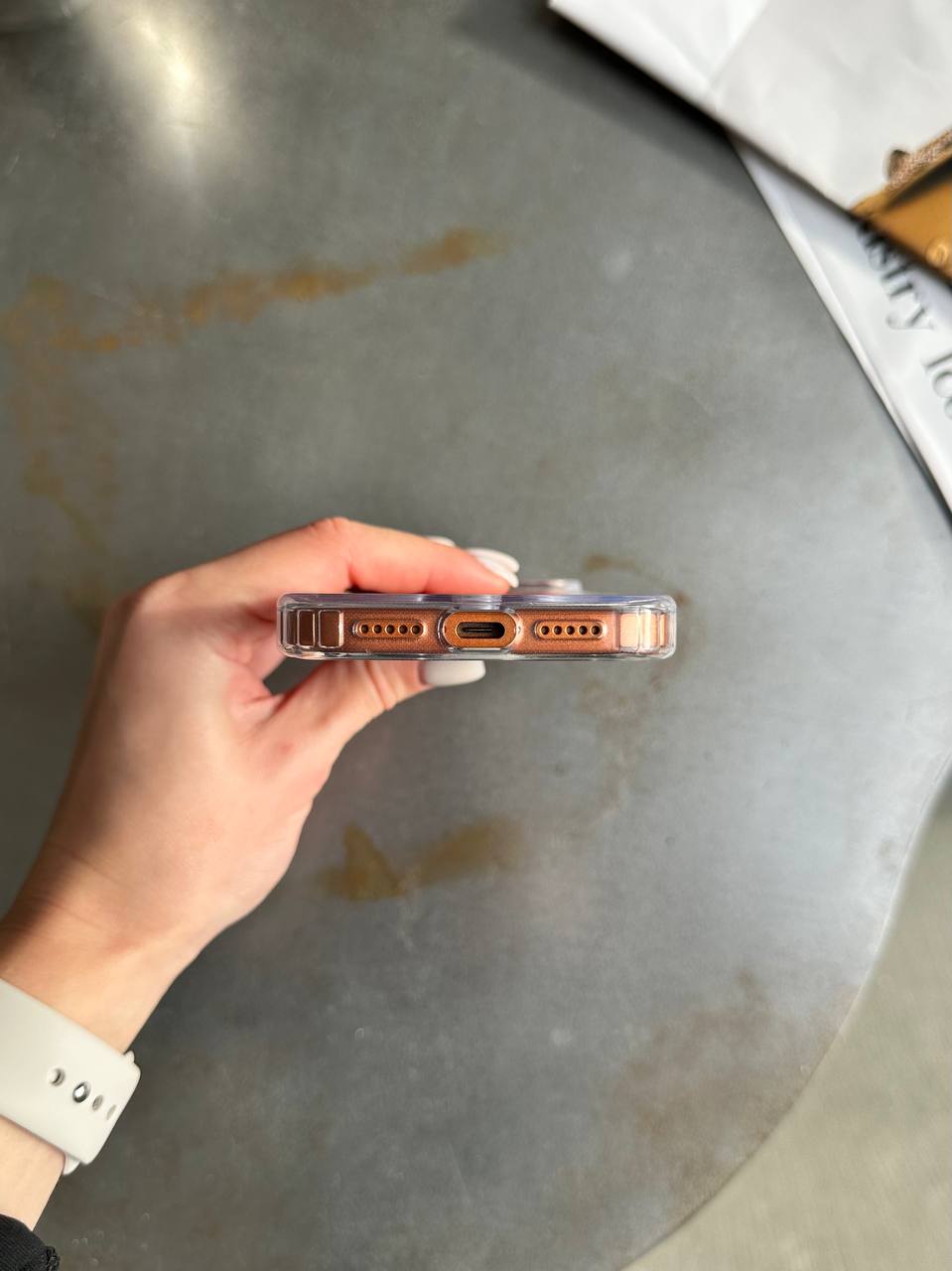 Чохол прозорий Clear Case з Magsafe на iPhone 17 Pro Max