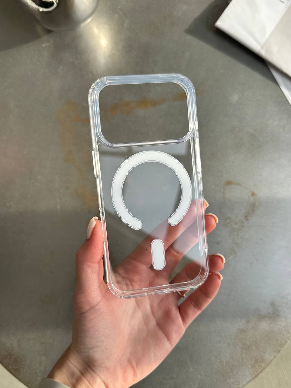 Чохол прозорий Clear Case з Magsafe на iPhone 17 Pro Max