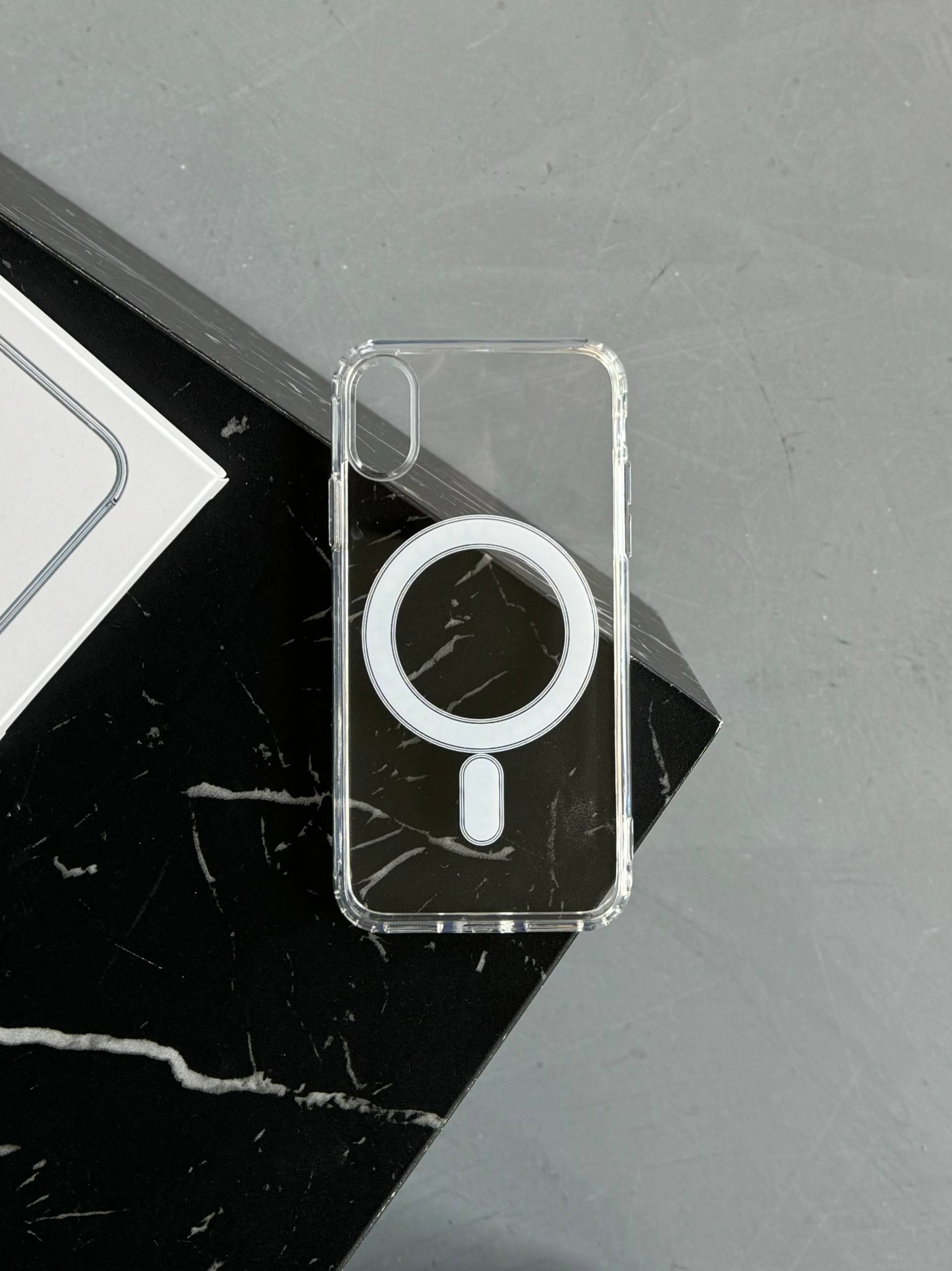 Чохол прозорий Clear Case з Magsafe на iPhone X/XS