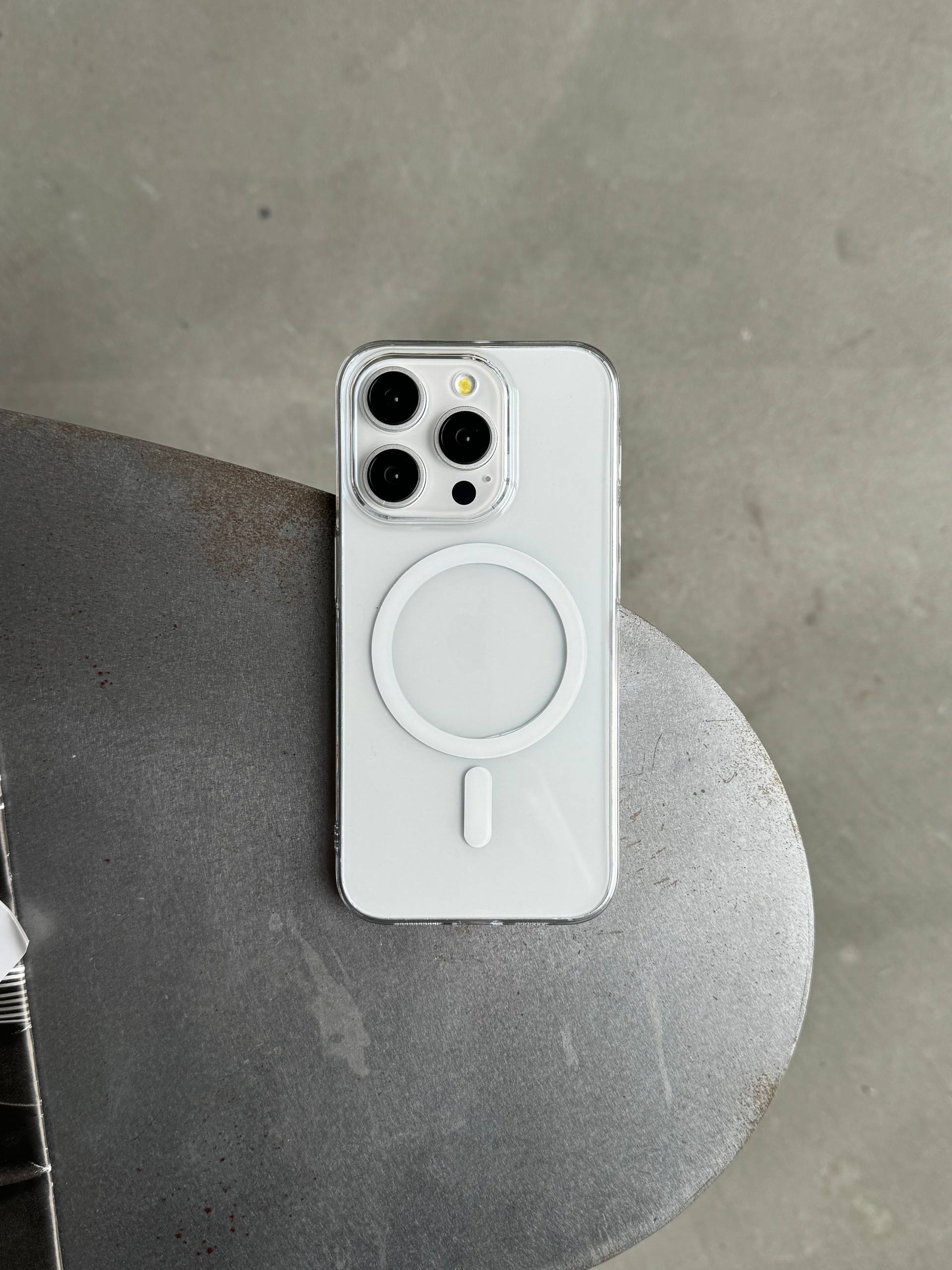 Чохол прозорий Crystal case з Magsafe на iPhone 14 Pro