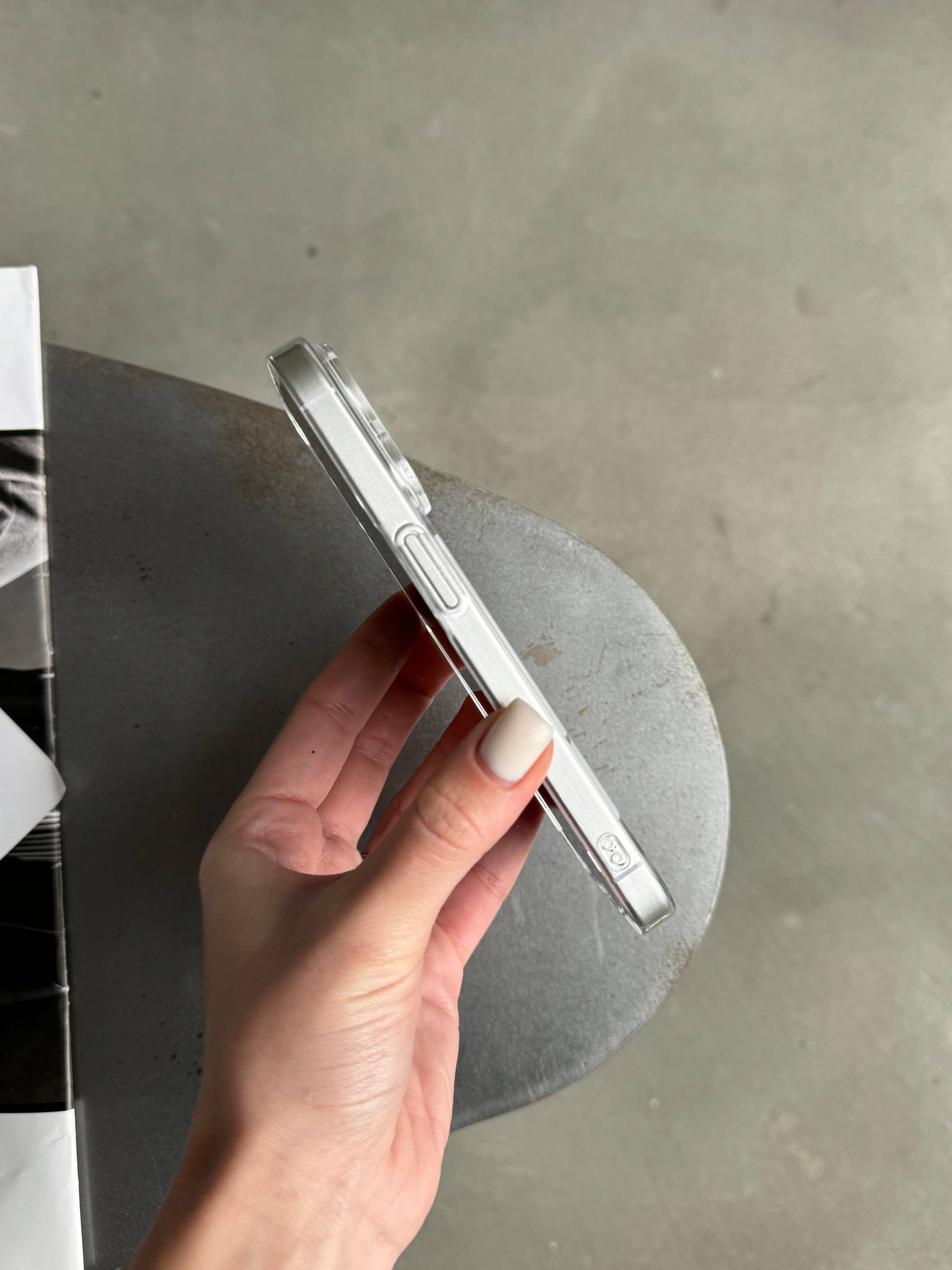 Чехол прозрачный Crystal case с Magsafe на iPhone 12 / 12 Pro