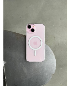 Чохол прозорий Crystal case з Magsafe на iPhone 14