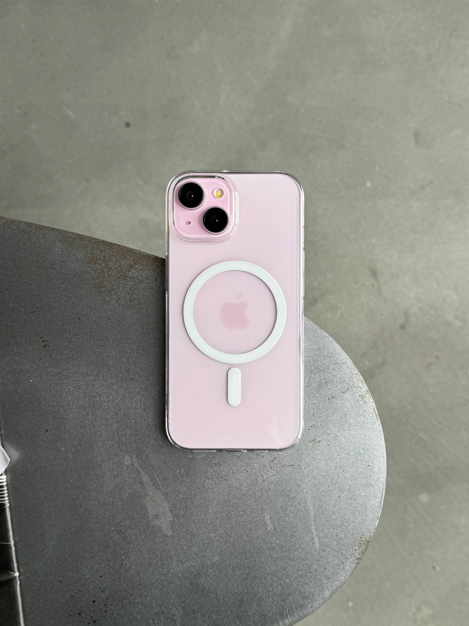Чохол прозорий Crystal case з Magsafe на iPhone 14