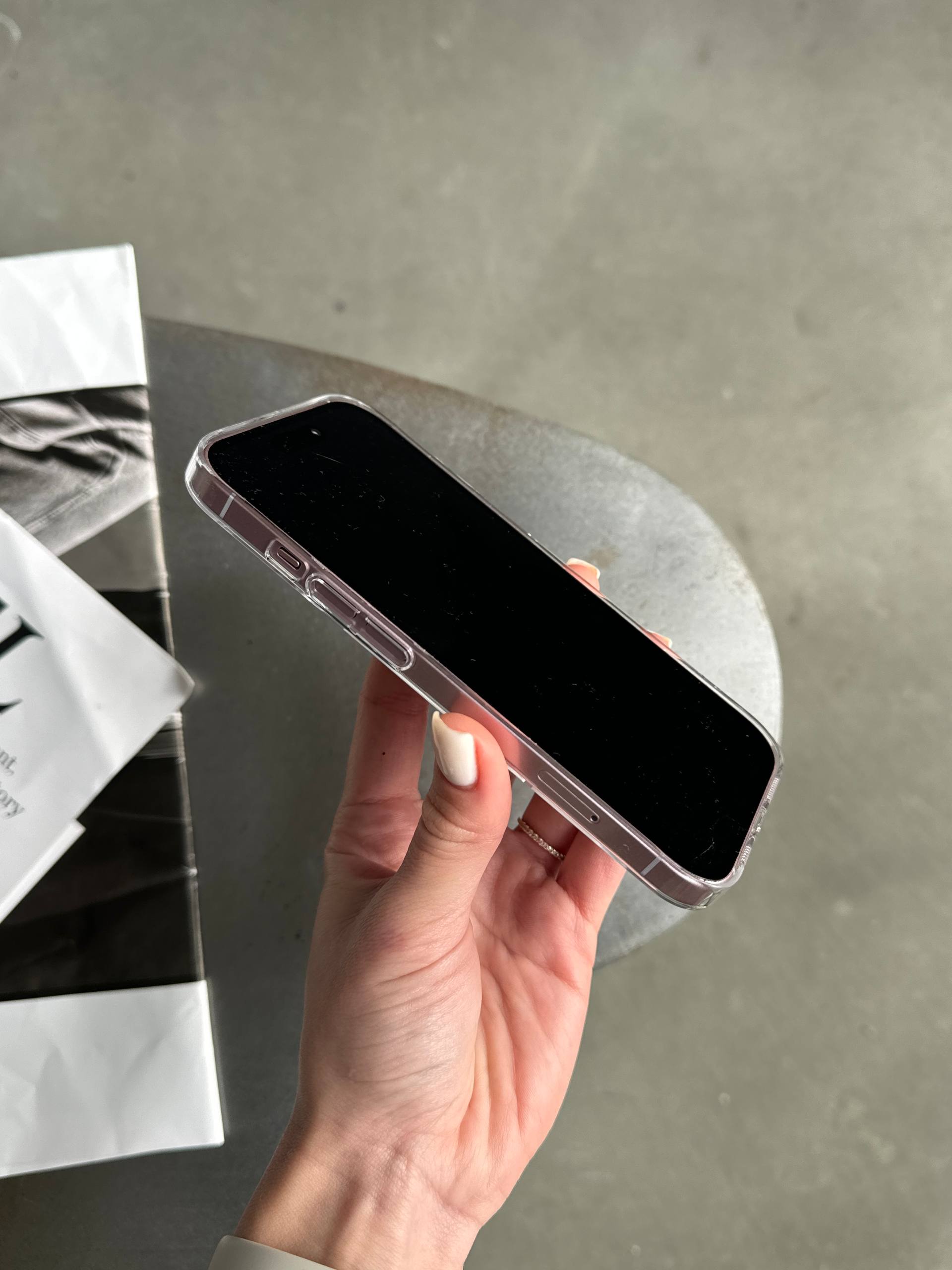 Чохол прозорий Crystal case з Magsafe на iPhone 13