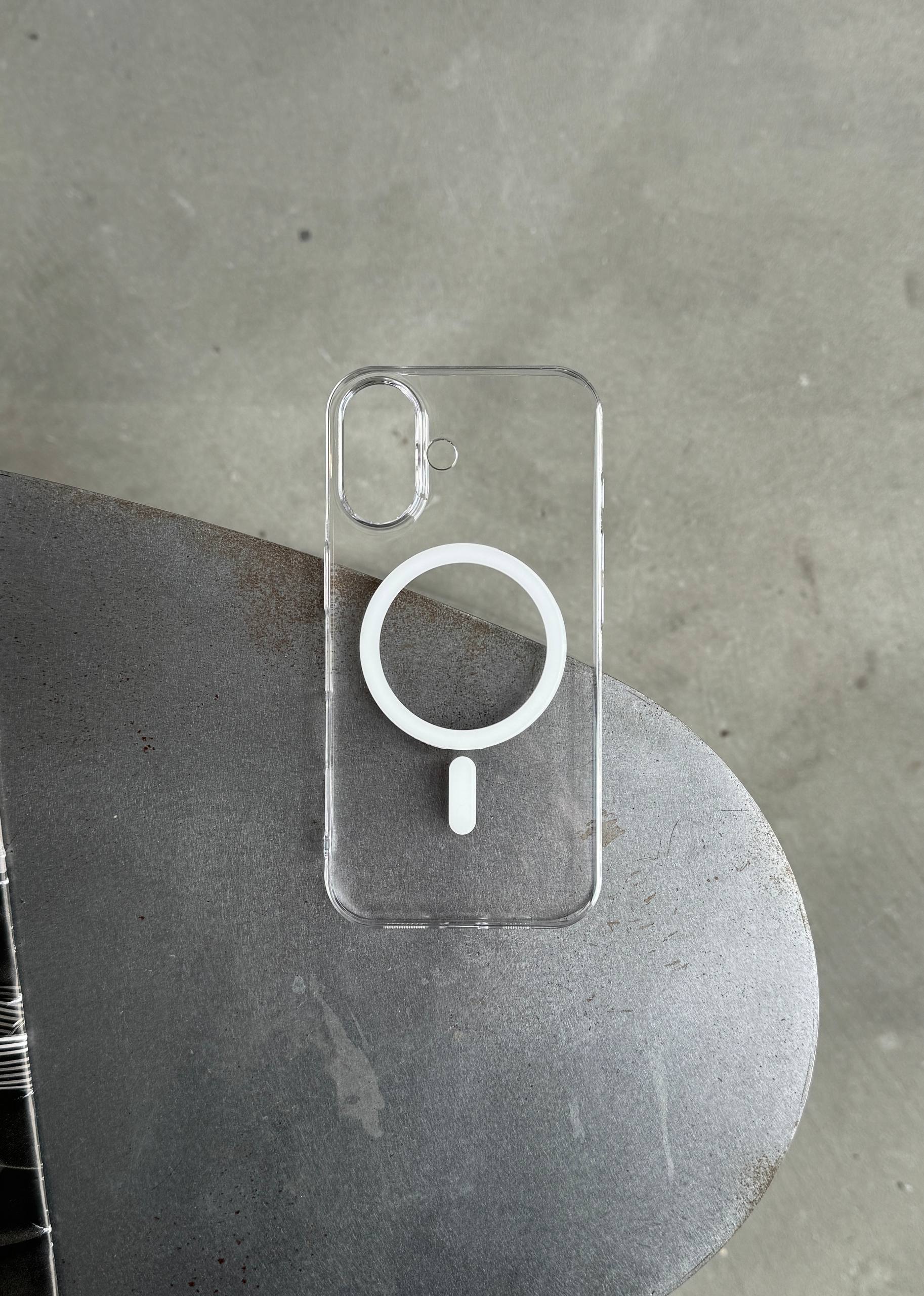 Чехол прозрачный Crystal case с Magsafe на iPhone 16+