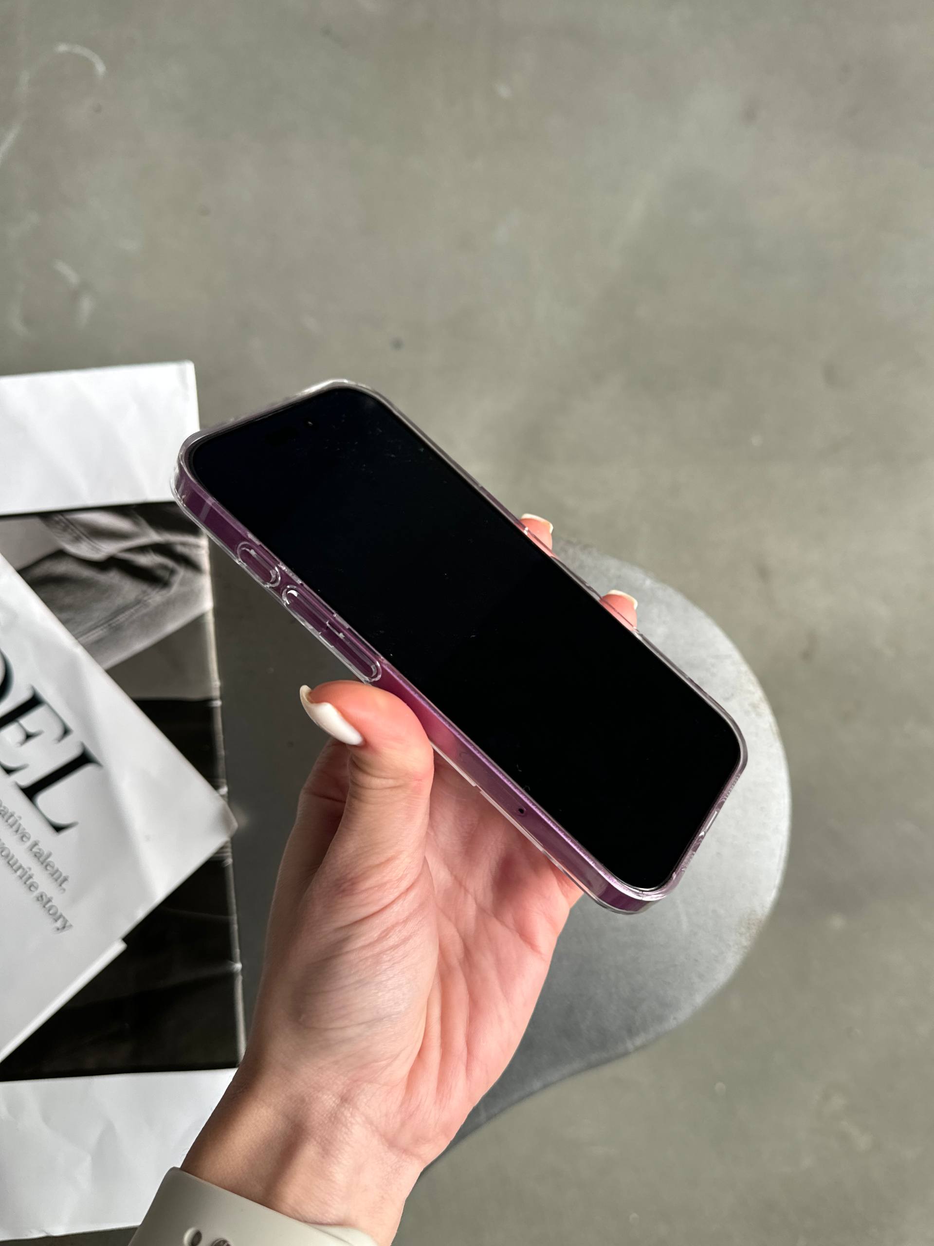 Чехол прозрачный Crystal case с Magsafe на iPhone 16+
