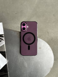 Чохол прозорий Crystal case з Magsafe на iPhone 16+ Black