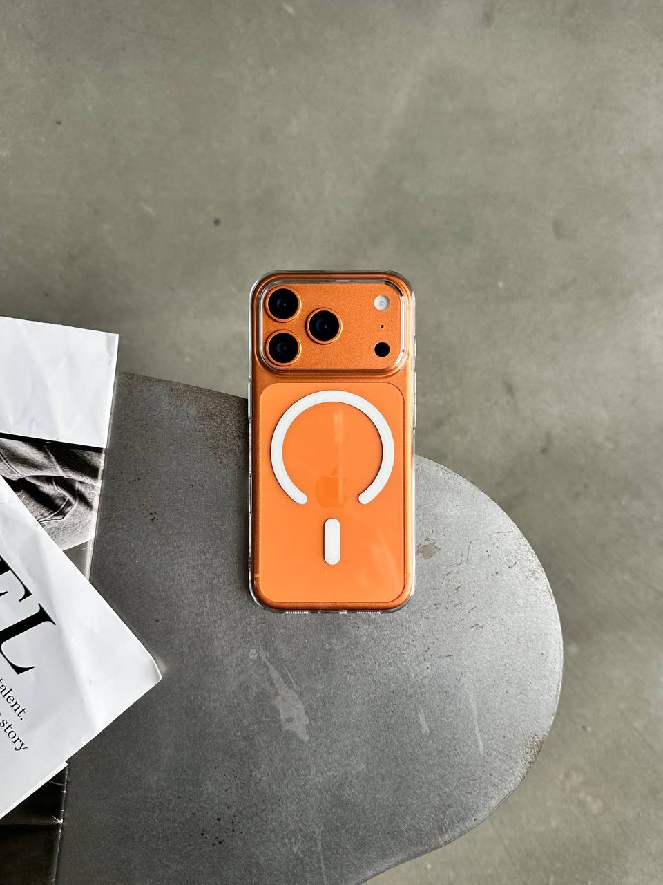 Чохол прозорий Crystal case з Magsafe на iPhone 17 Pro
