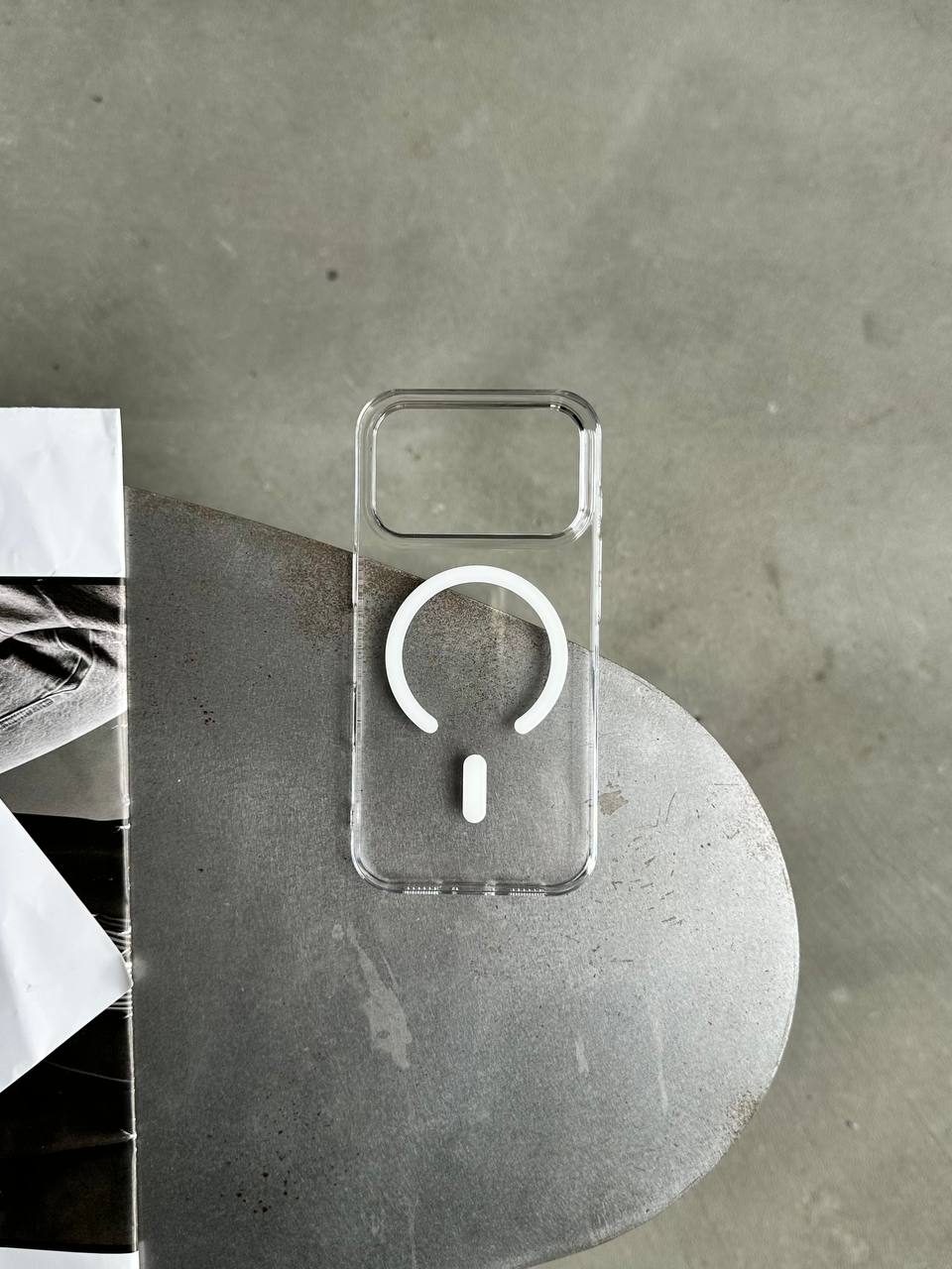 Чехол прозрачный Crystal case с Magsafe на iPhone 17 Pro Max