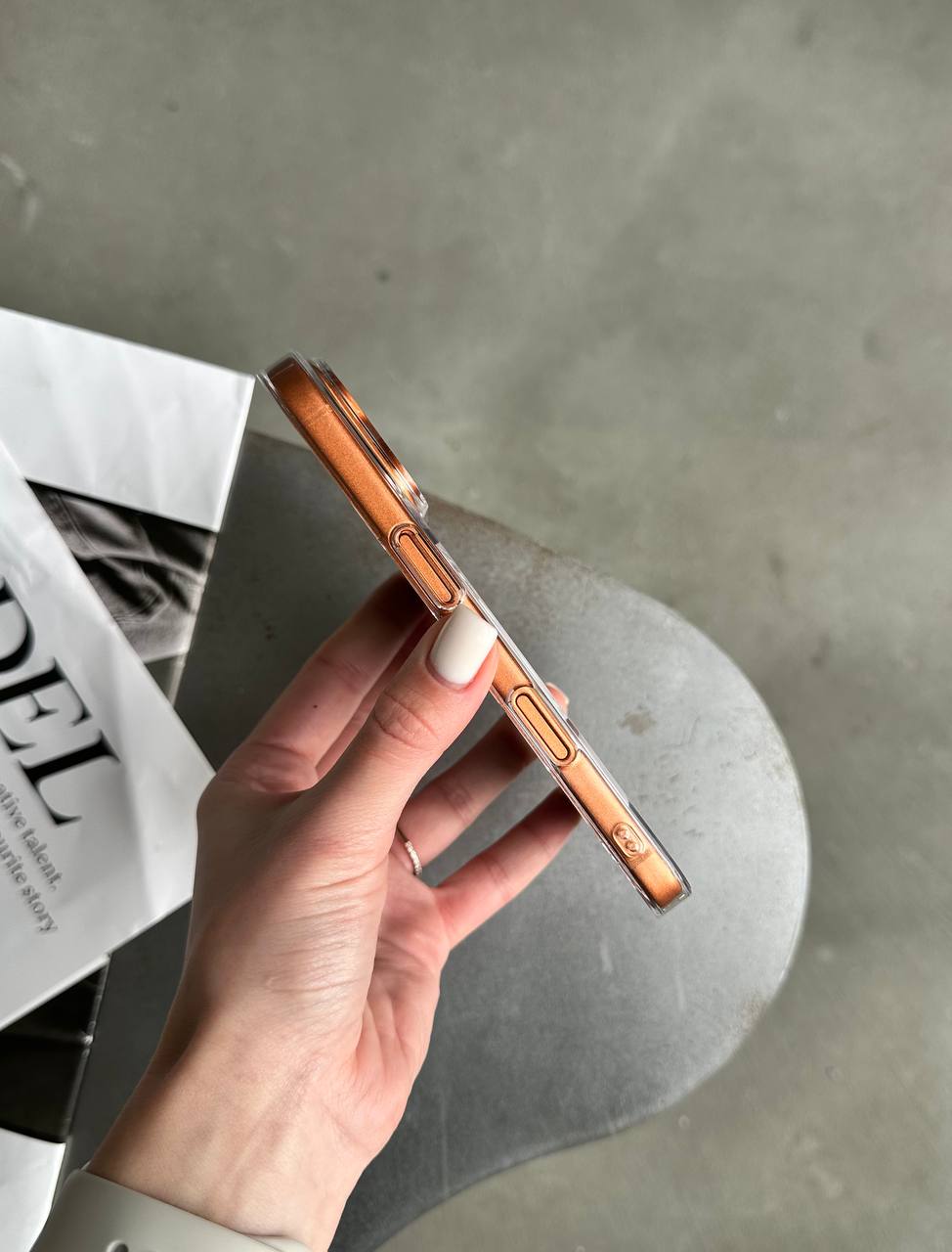 Чохол прозорий Crystal case з Magsafe на iPhone 17 Pro