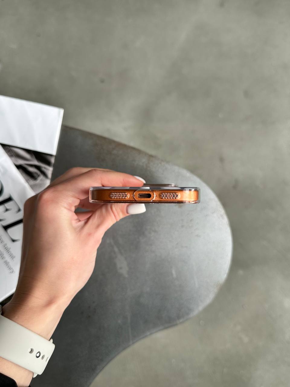 Чохол прозорий Crystal case з Magsafe на iPhone 17 Pro