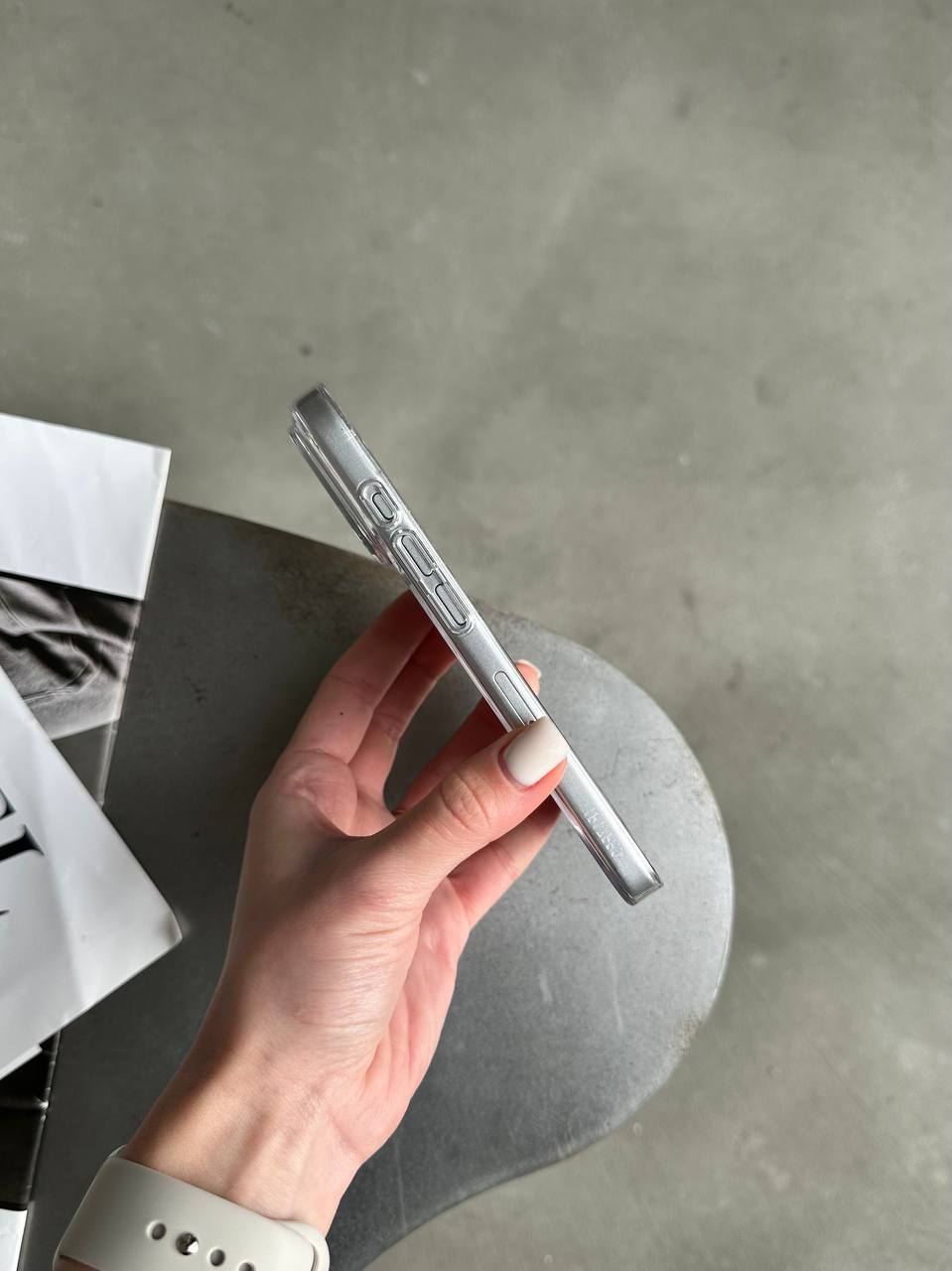 Чехол прозрачный Crystal case с Magsafe на iPhone 17 Pro Max