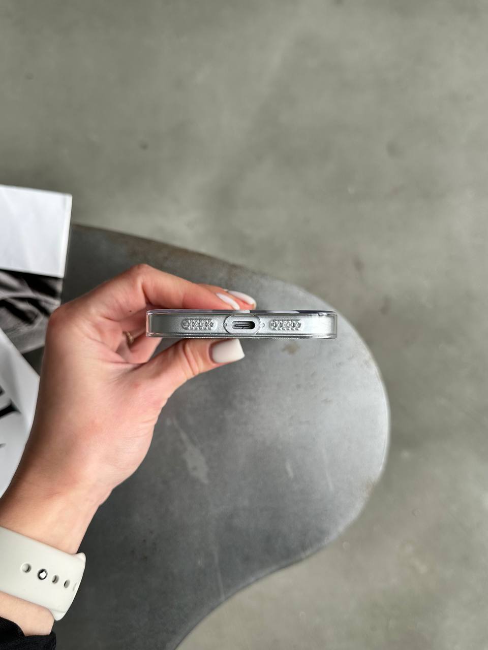 Чехол прозрачный Crystal case с Magsafe на iPhone 17 Pro Max