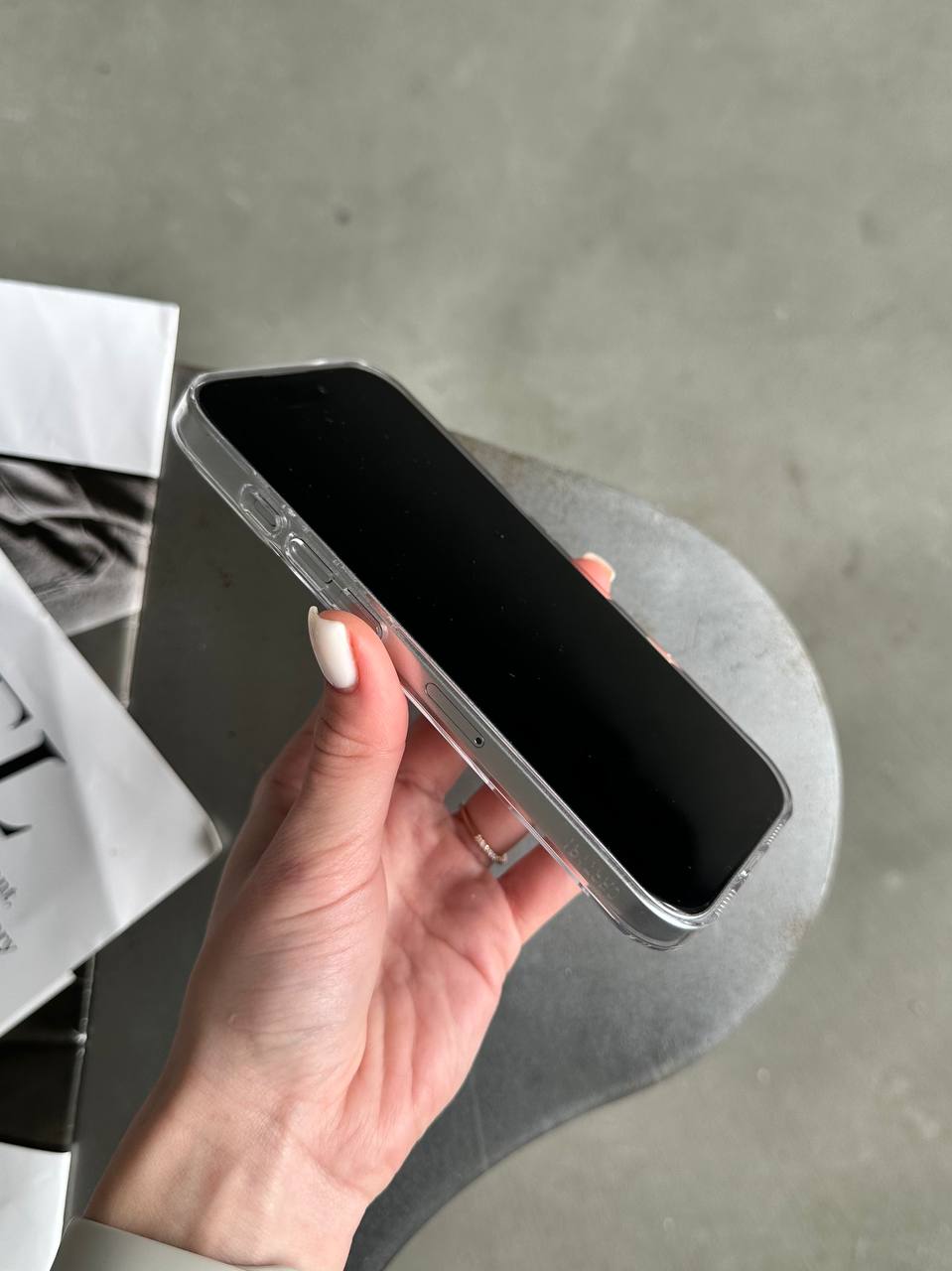 Чехол прозрачный Crystal case с Magsafe на iPhone 17 Pro Max