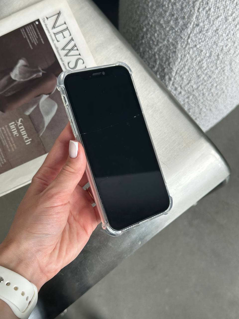 Чехол прозрачный Pocket Case с карманом на iPhone 11