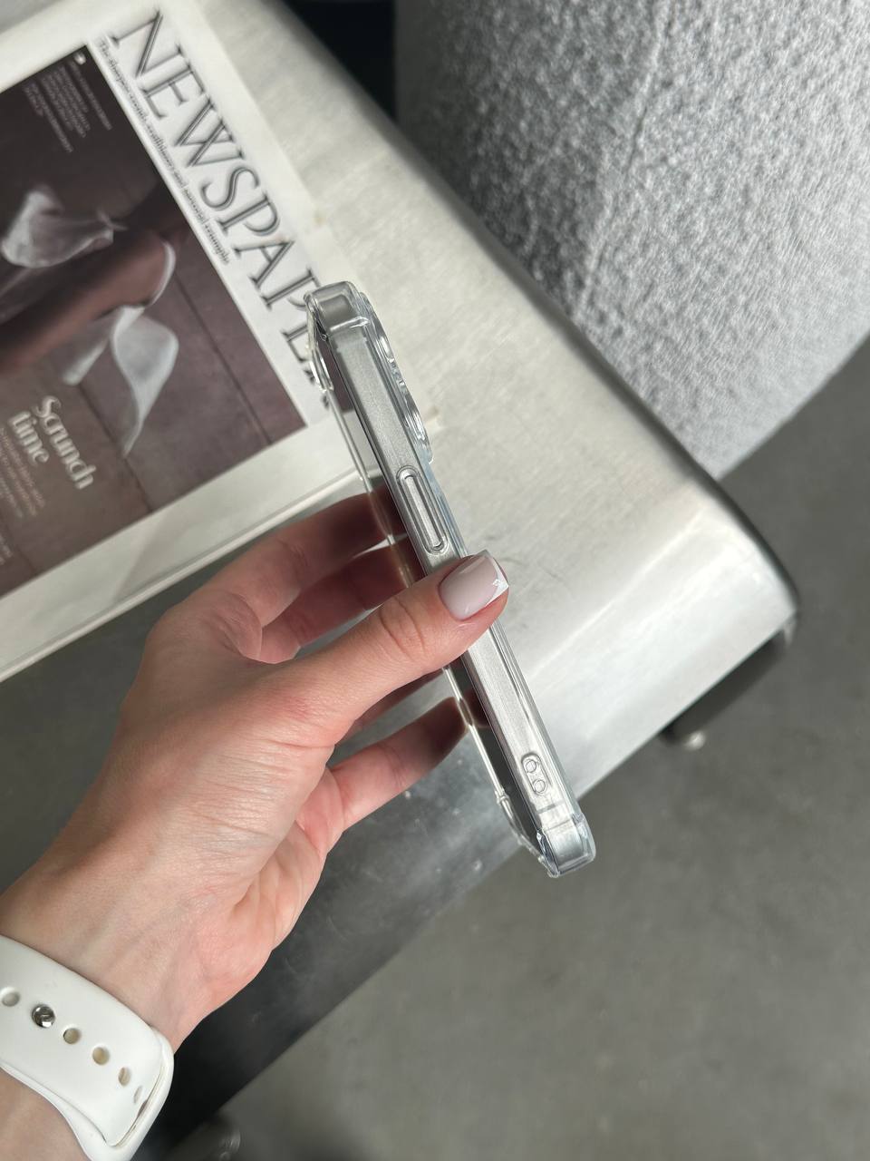 Чохол прозорий Pocket Case з кишенькою на iPhone 15 Pro Max