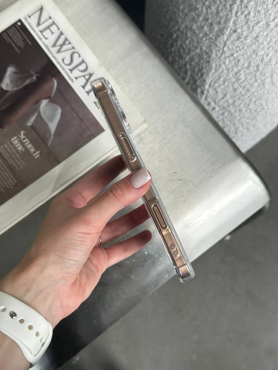 Чохол прозорий Pocket Case з кишенькою на iPhone 16 Pro Max