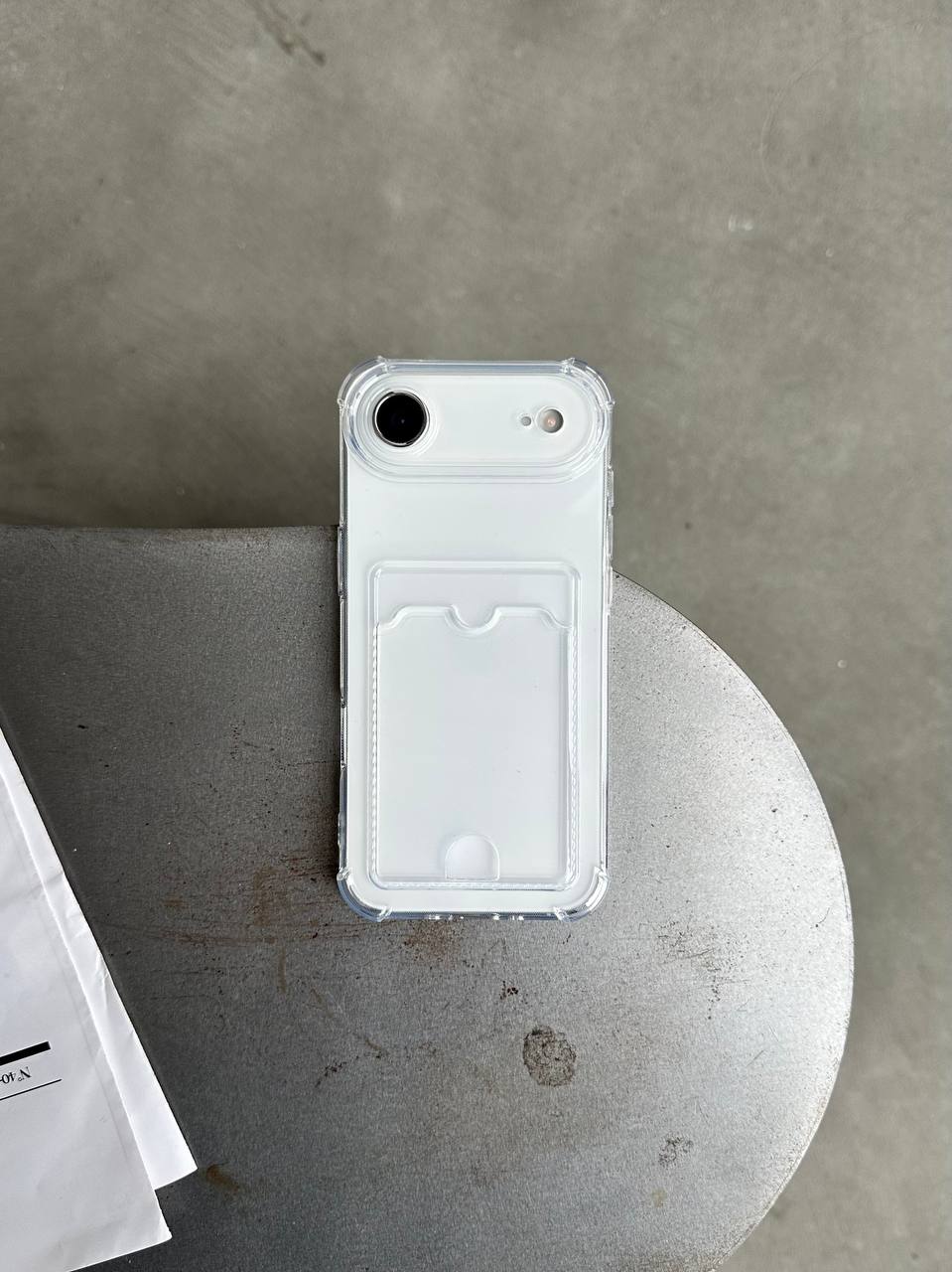 Чехол прозрачный Pocket Case с карманом на iPhone 17 Air
