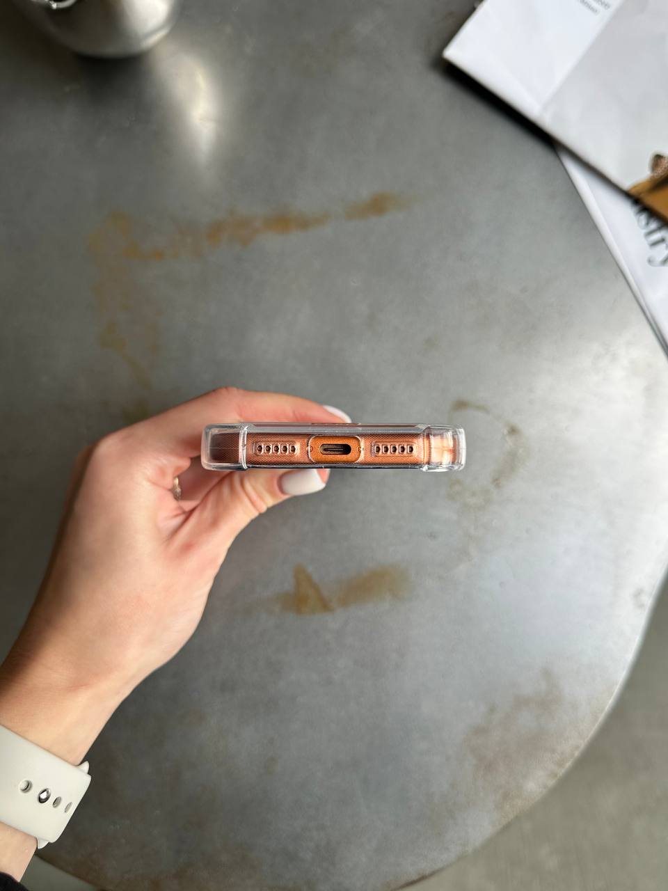 Чохол прозорий Pocket Case з кишенькою на iPhone 17 Pro Max