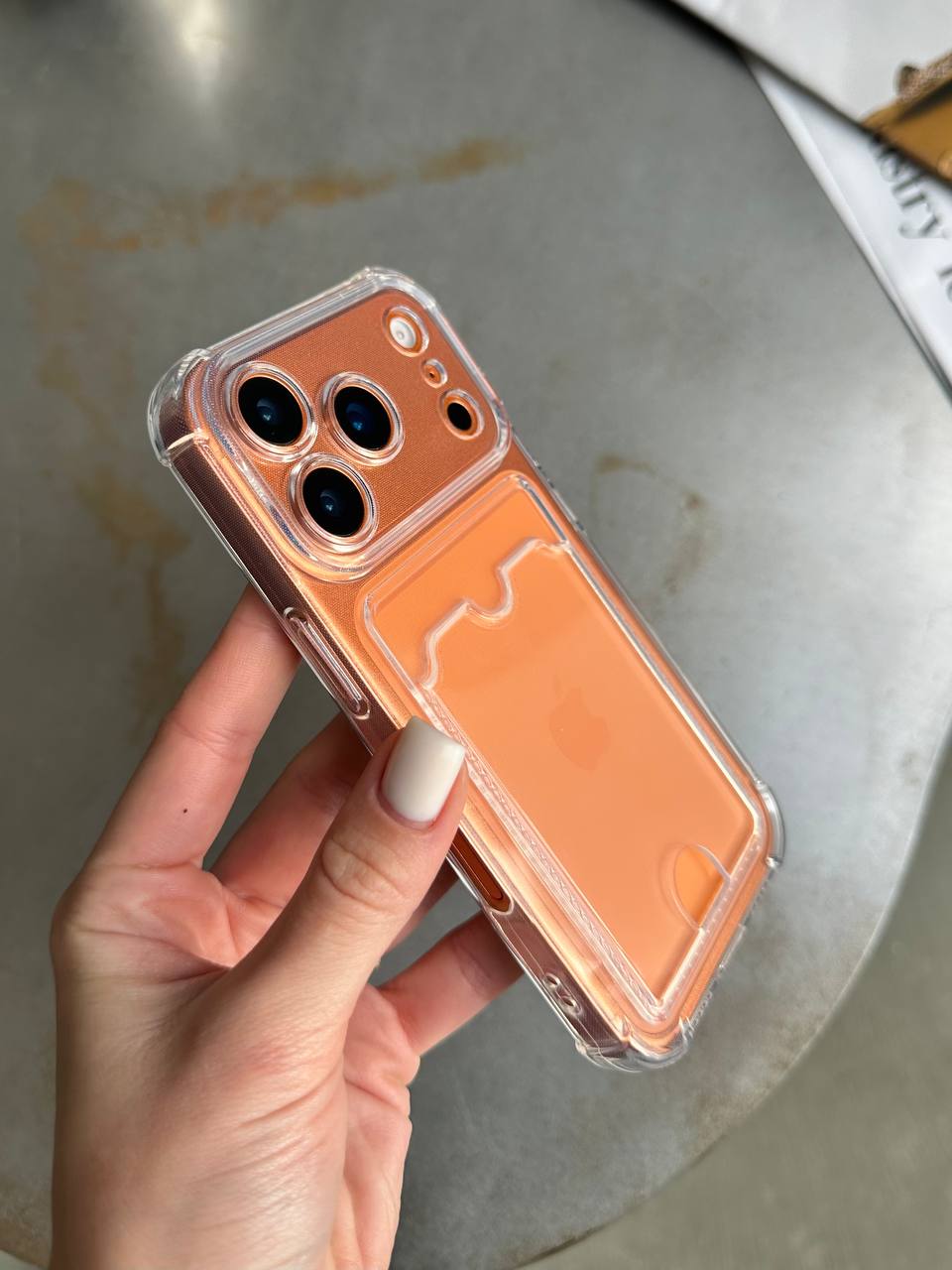 Чохол прозорий Pocket Case з кишенькою на iPhone 17 Pro Max