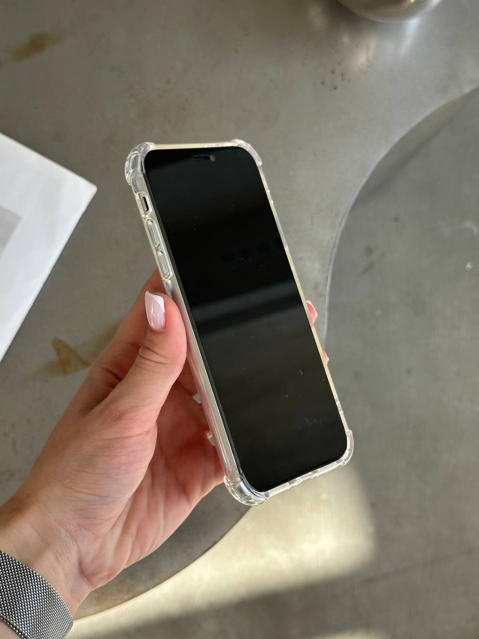 Чохол прозорий силіконовий з посиленими кутами закрита камера на iPhone ХR