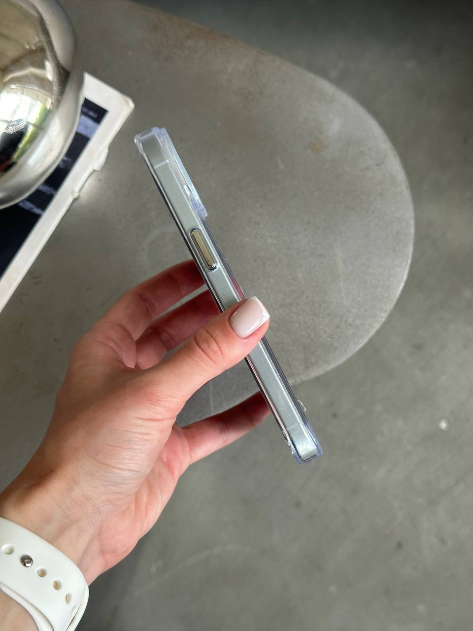 Чехол прозрачный Space на iPhone 15+