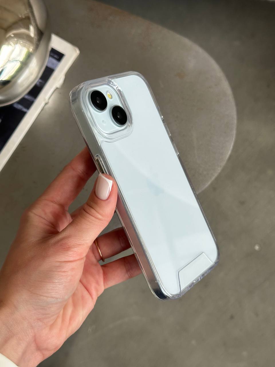 Чехол прозрачный Space на iPhone 15+