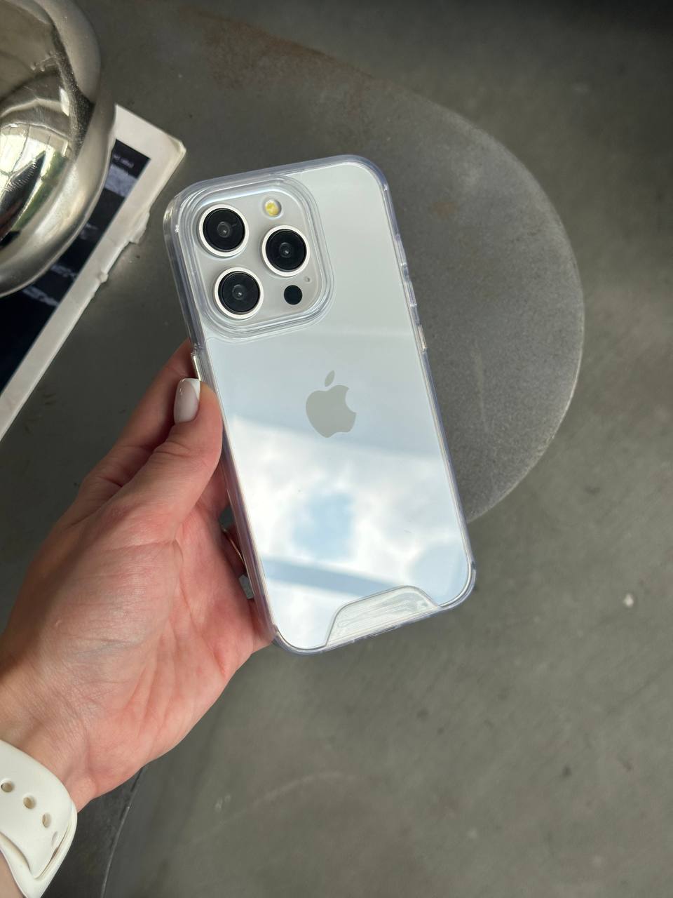 Чохол прозорий Space на iPhone 15 Pro