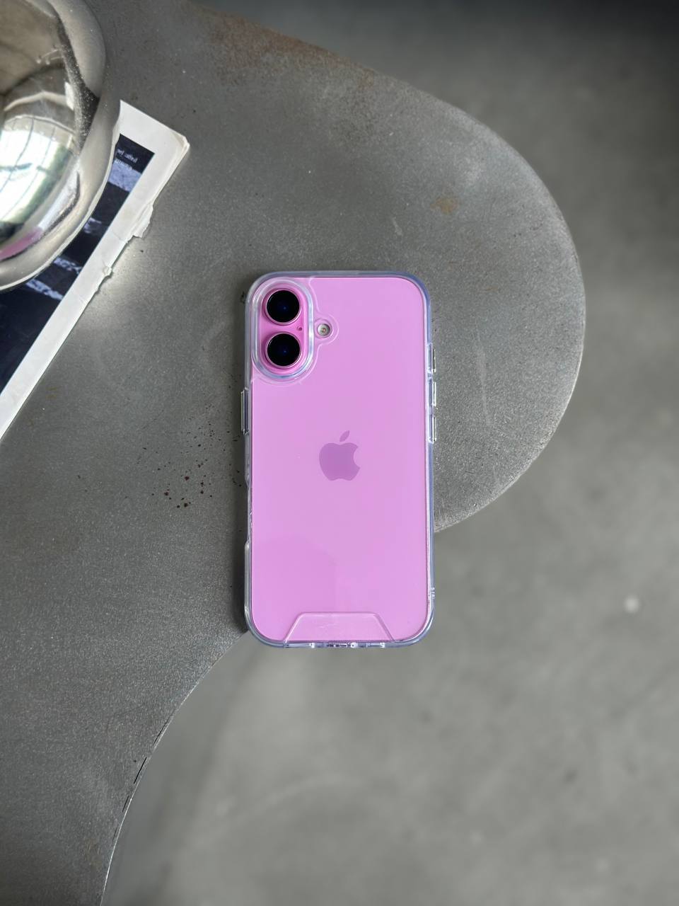 Чохол прозорий Space на iPhone 17