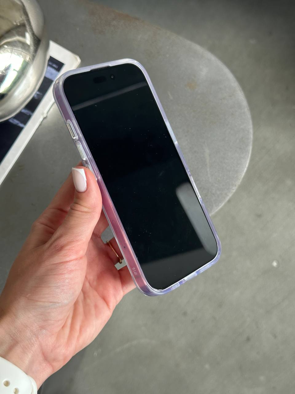 Чохол прозорий Space на iPhone 17