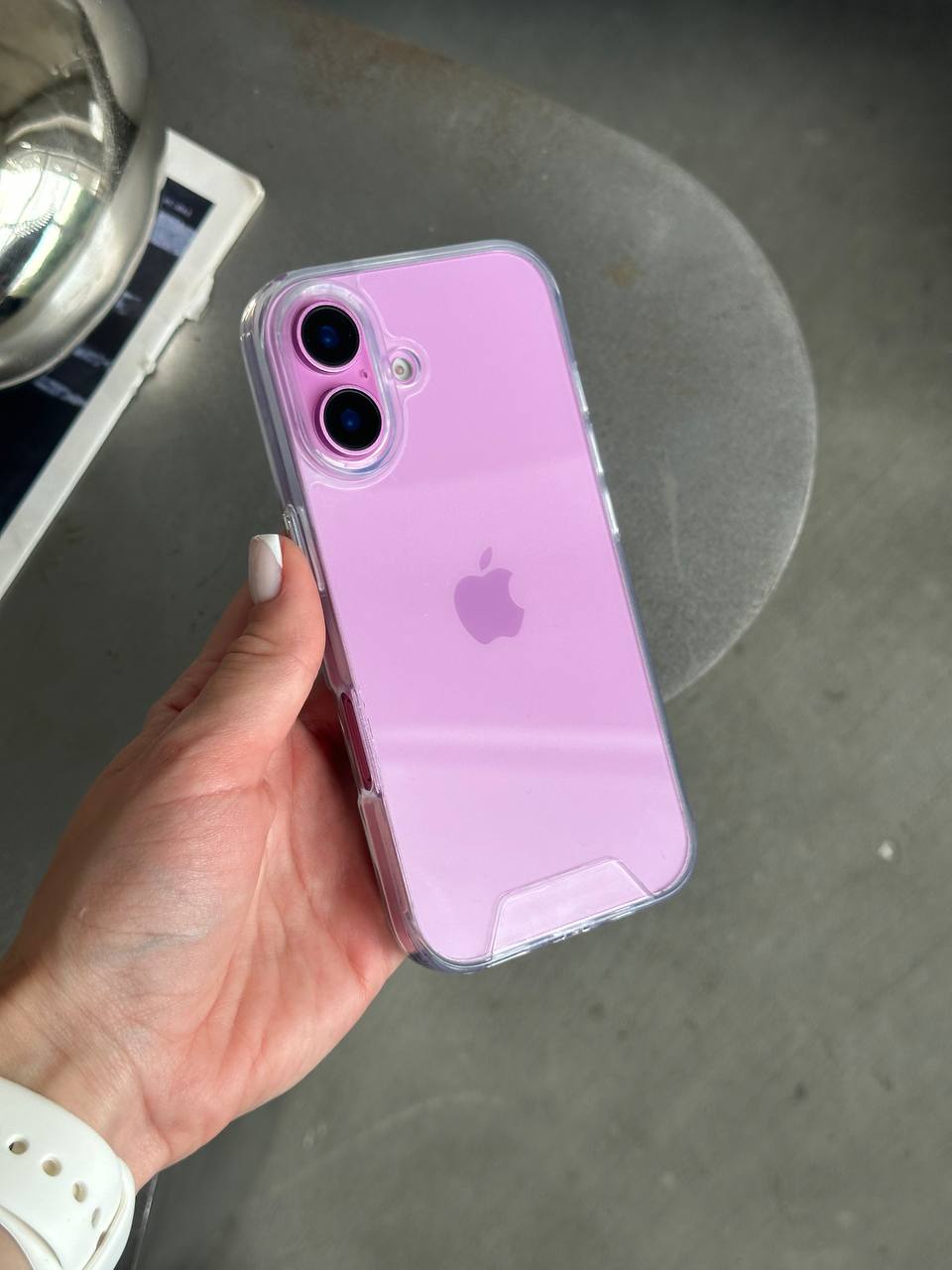 Чохол прозорий Space на iPhone 17