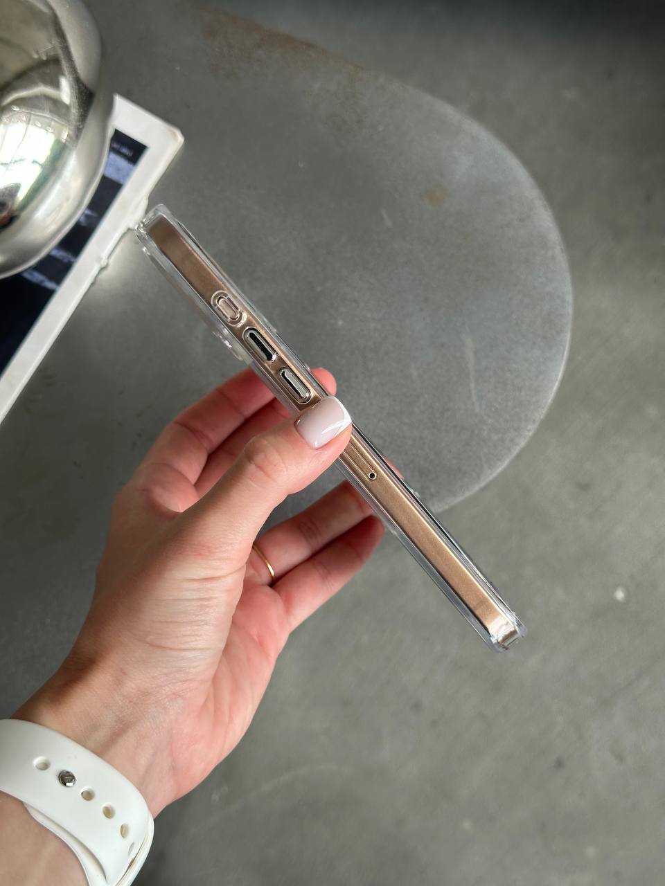 Чехол прозрачный Space на iPhone 16 Pro Max