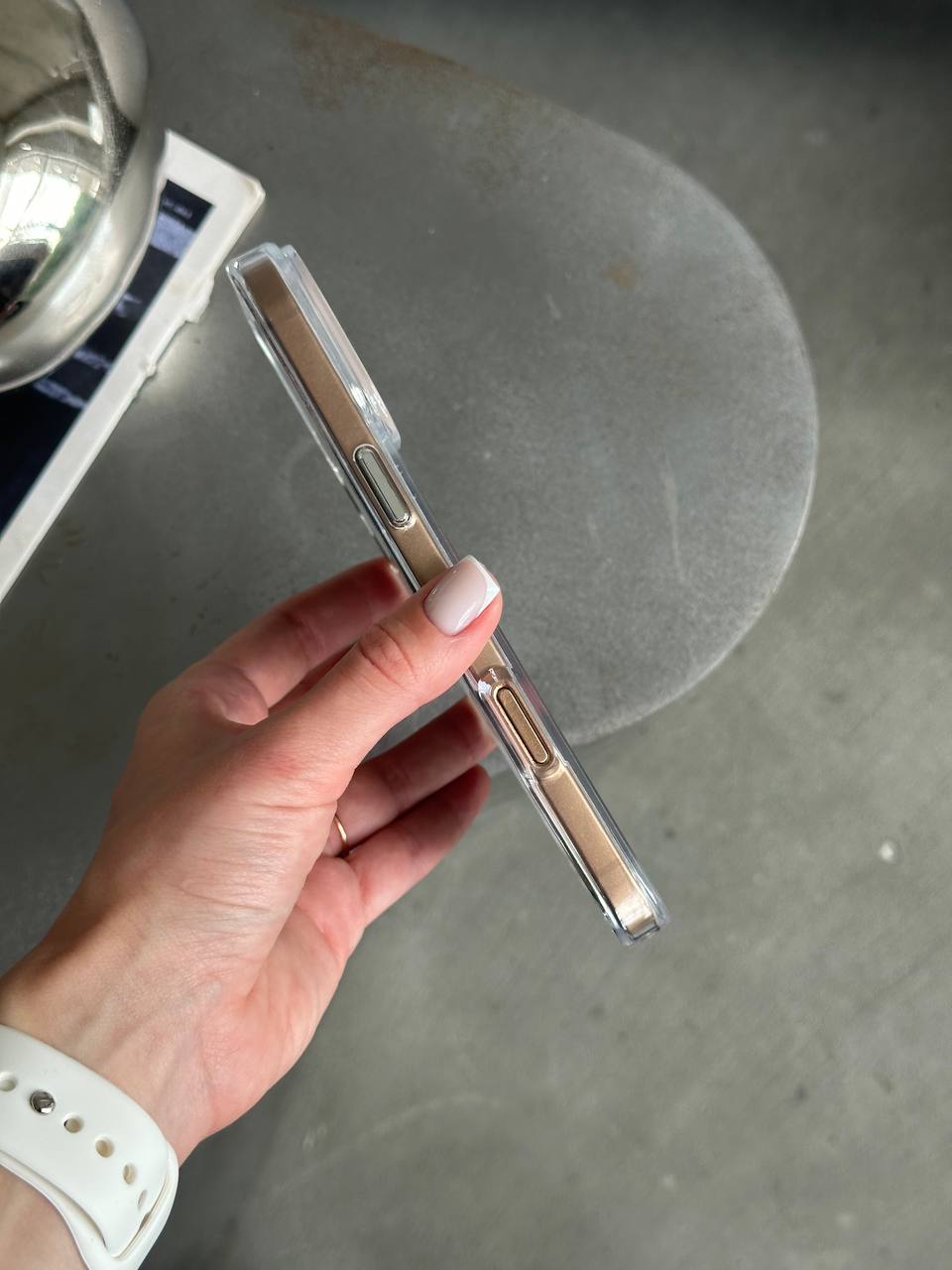 Чехол прозрачный Space на iPhone 16 Pro Max