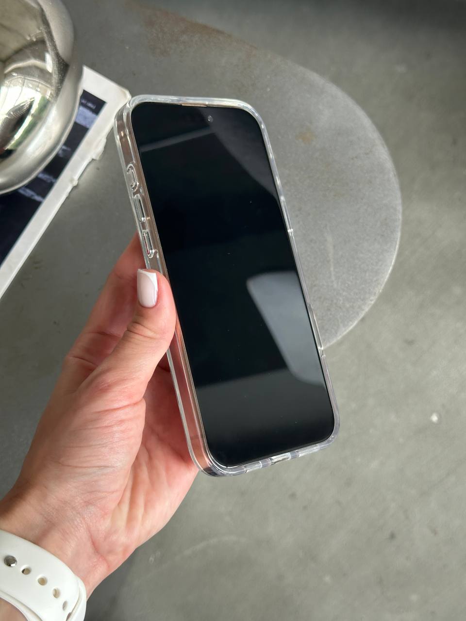 Чехол прозрачный Space на iPhone 16 Pro Max