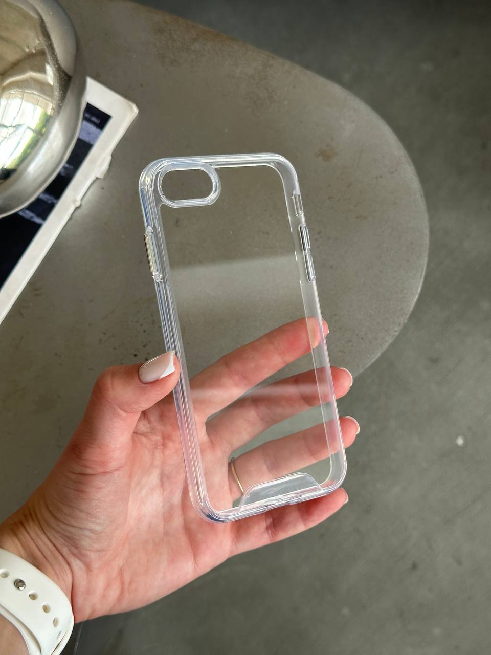 Чехол прозрачный Space на iPhone 7 / 8/SE