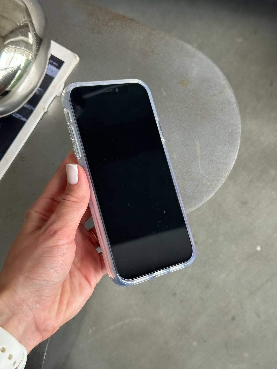 Чехол прозрачный Space на iPhone ХR