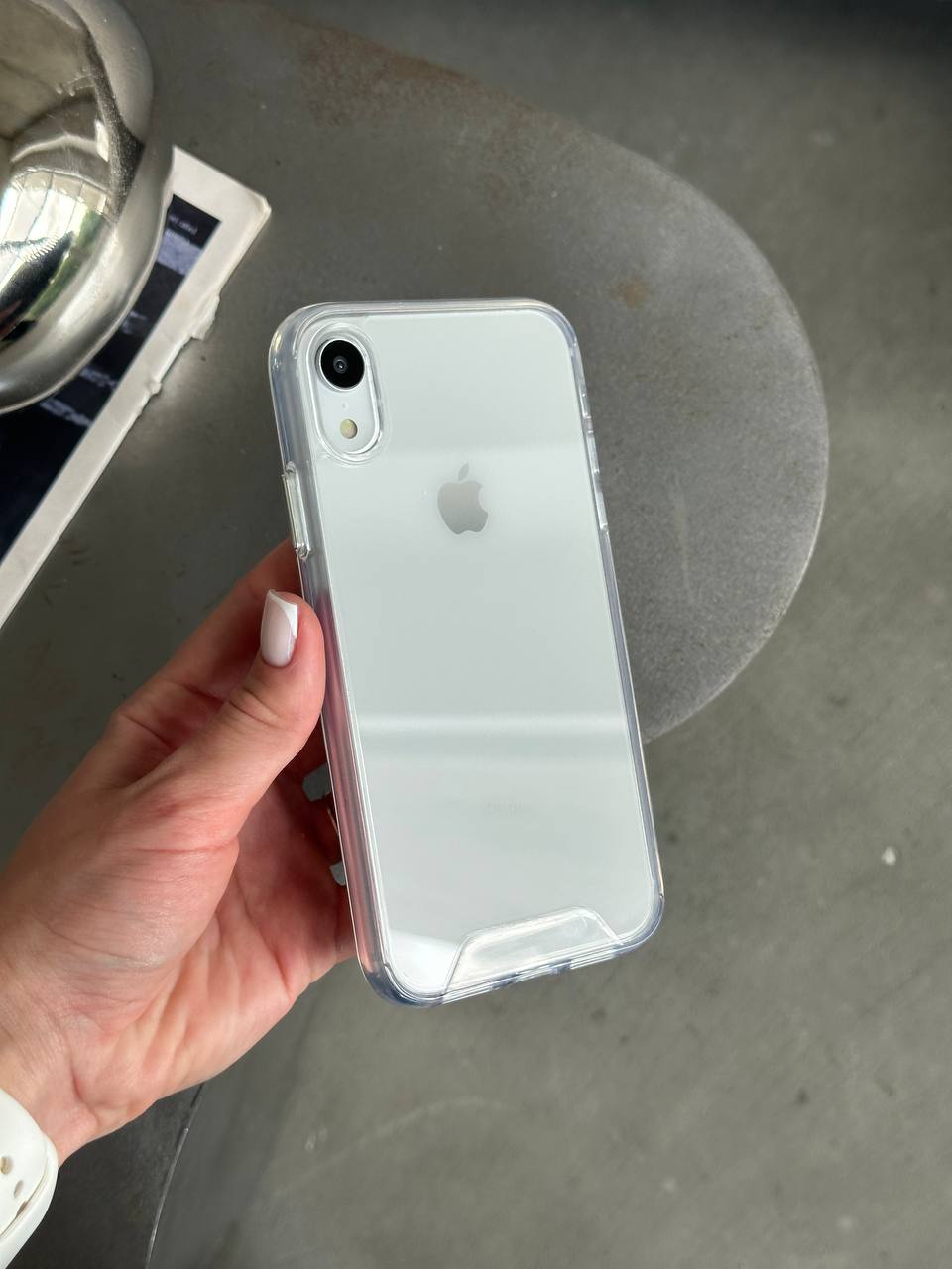Чехол прозрачный Space на iPhone ХR