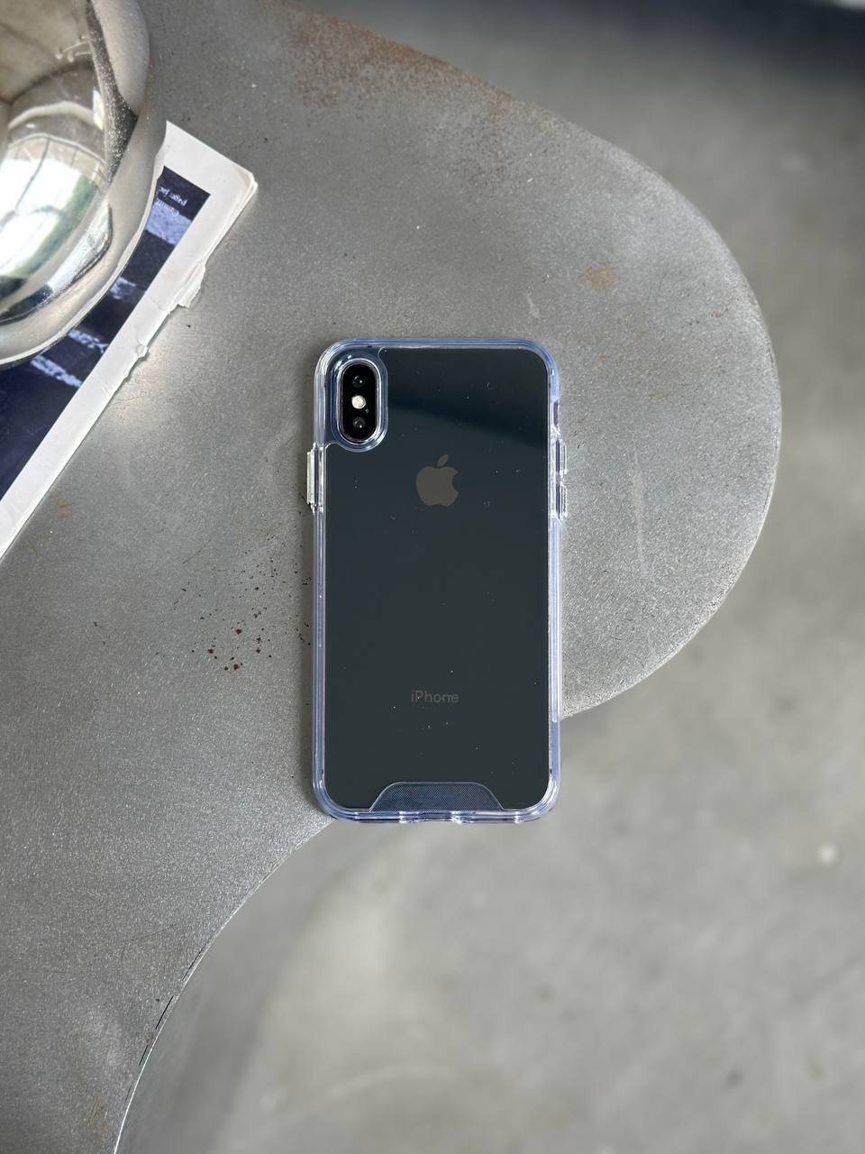 Чехол прозрачный Space на iPhone X/XS