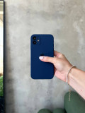 Чохол Silicone case із закритою камерою на iPhone 12 Mini Deep Navy #39