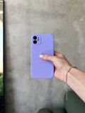 Чохол Silicone case із закритою камерою на iPhone 12 Mini Elegant Purple #26