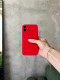 Чохол Silicone case із закритою камерою на iPhone 12 Mini Red #11